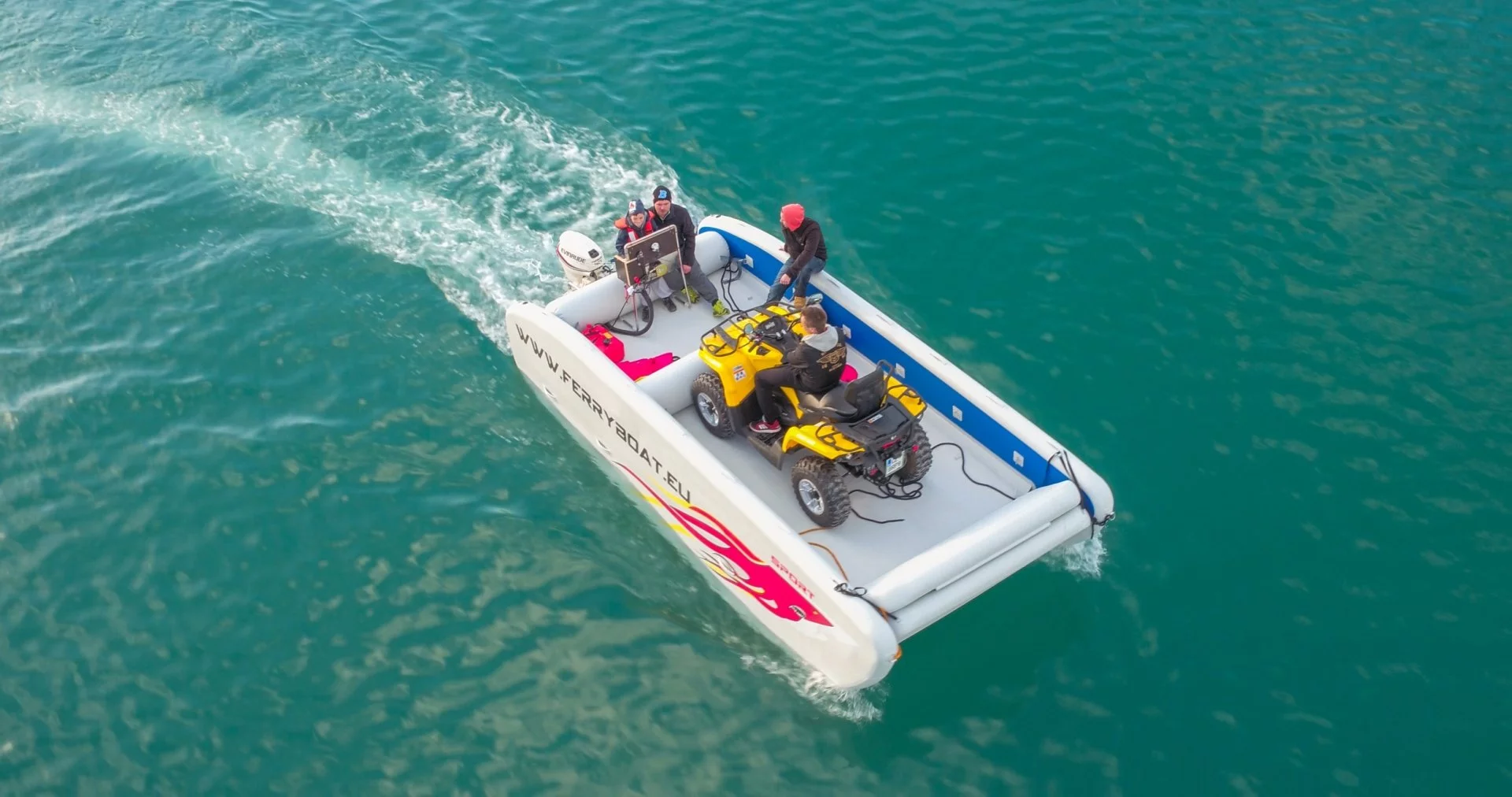 Hovercraft’s Ferryboat comes in three different sizes for different needs