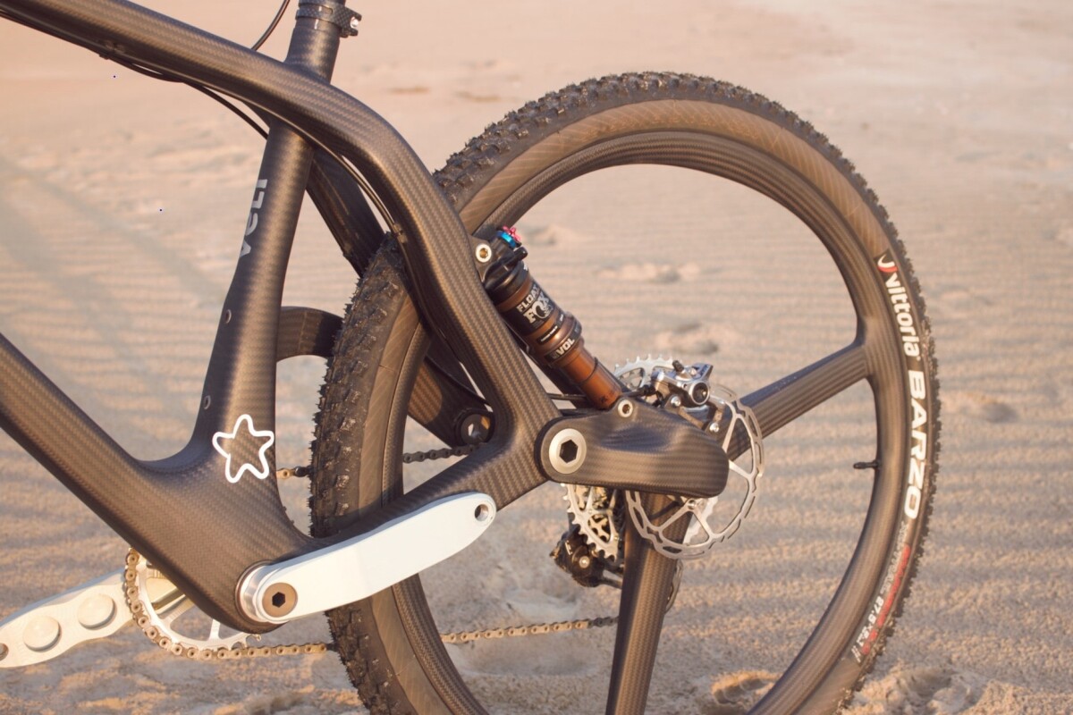 Veli fullsuspension mountain bike has a rear end like no other