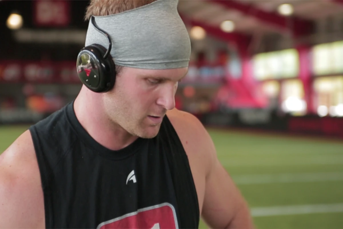 Livv wireless headphones are designed especially for use when training