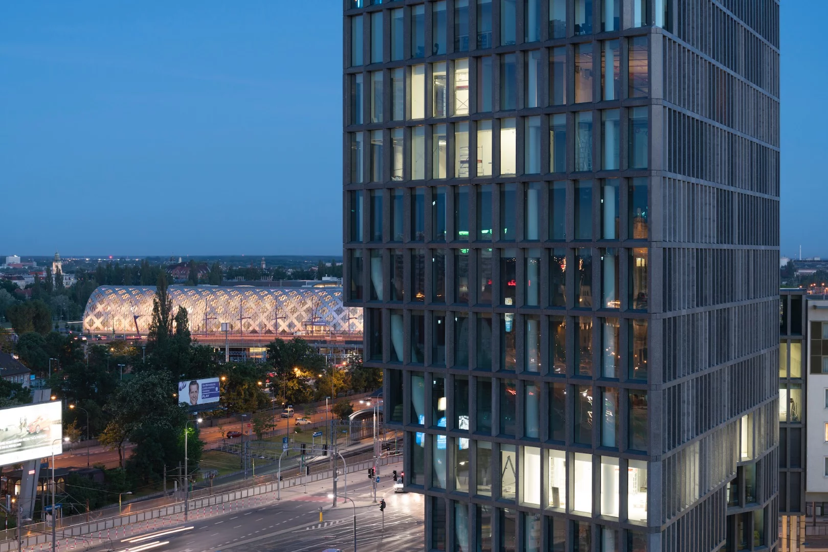 According to MVRDV, the tower's form was directly influenced by volume and height restrictions on the site