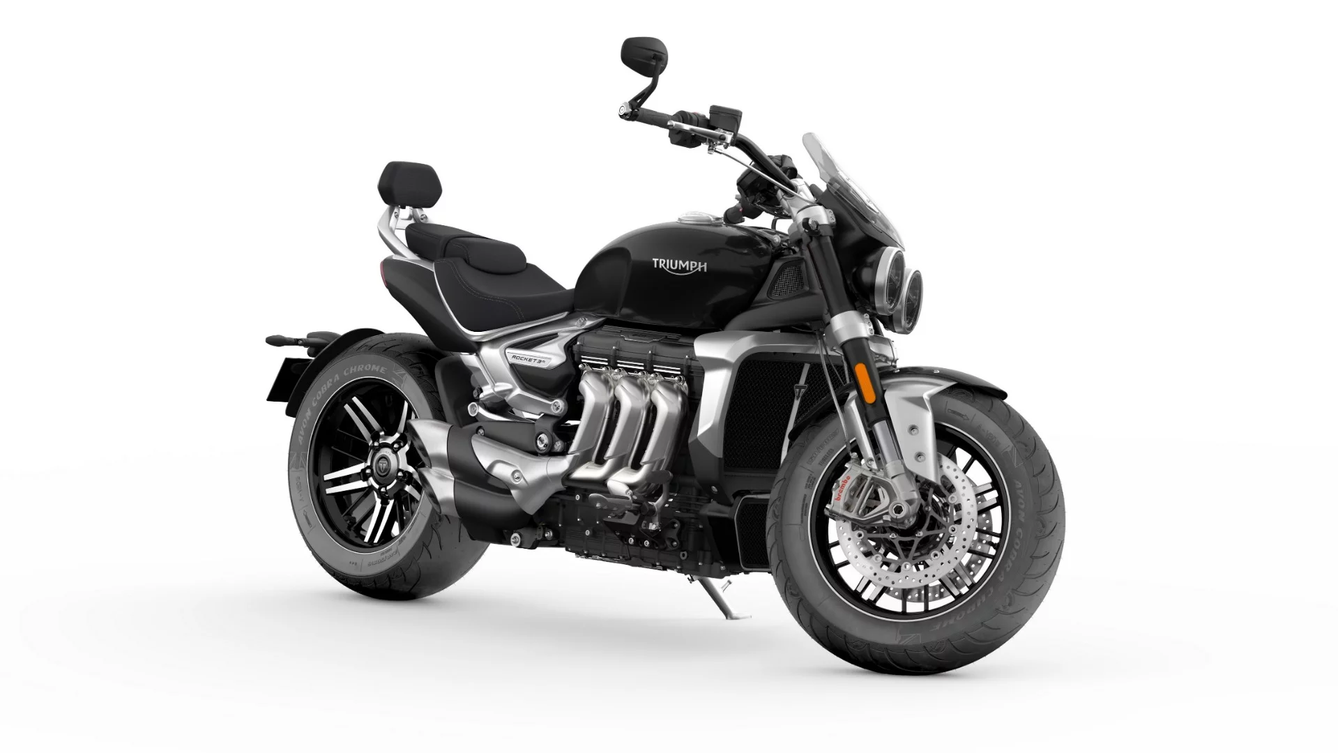 The 2020 Triumph Rocket 3 GT in Phantom Black