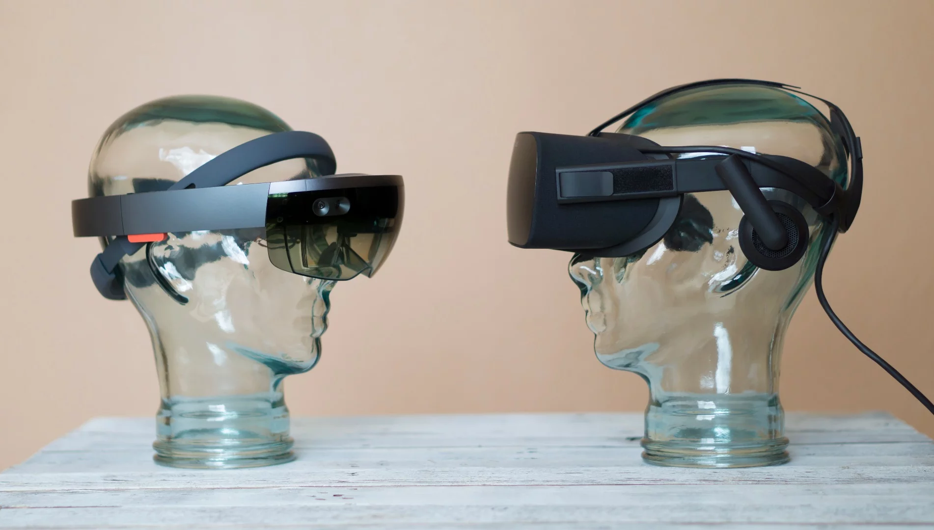 AR like HoloLens and VR like the Rift will likely exist side-by-side, and maybe one day converge