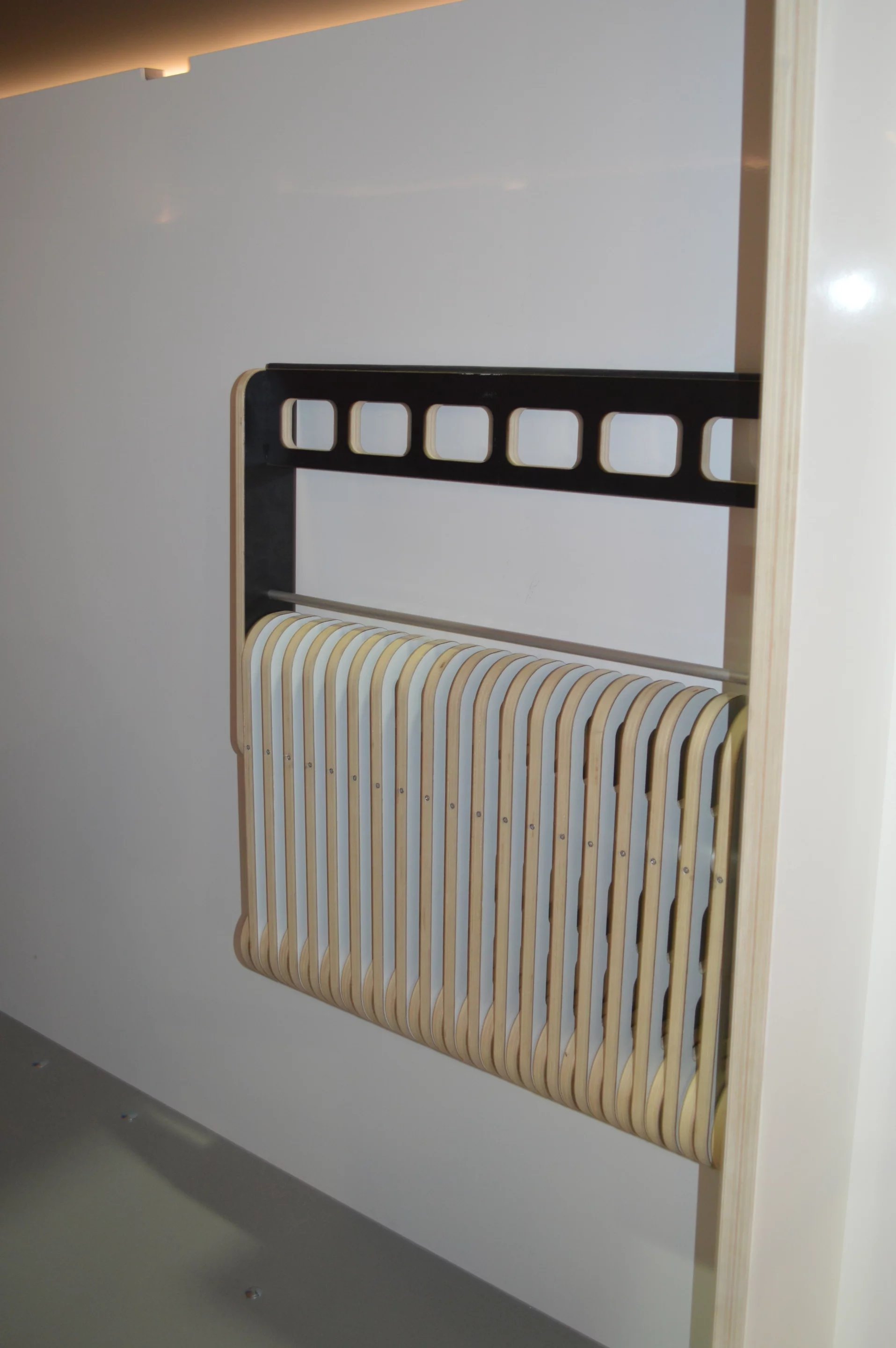 The lightweight seats in the Speed Wagon flip up to open up interior space