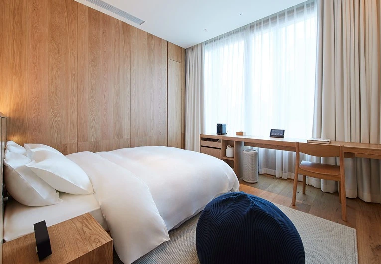 Type B is the second smallest of the nine rooms