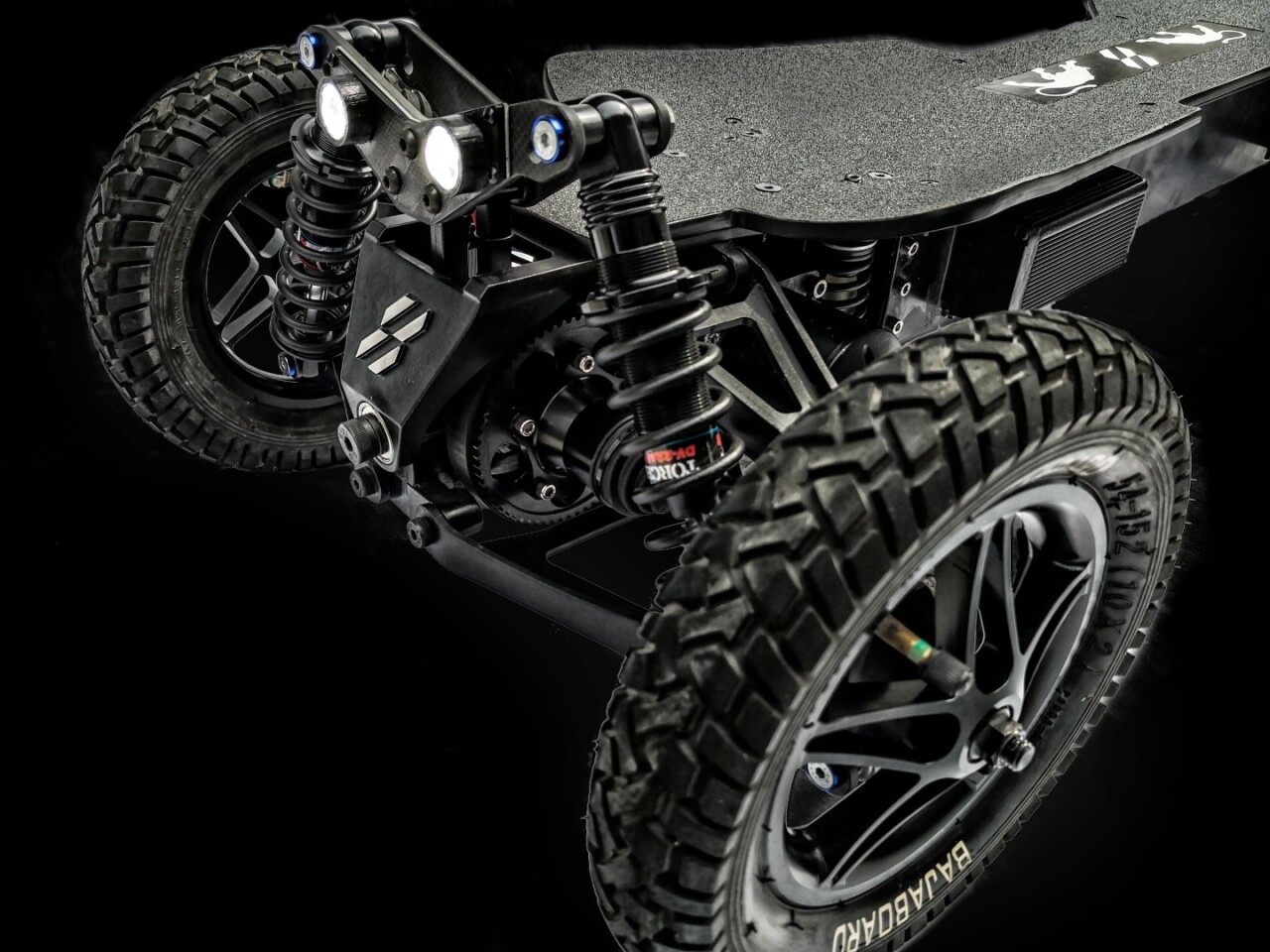 Since it's technically only legal on private property, the Pantera is fitted with off-road tires