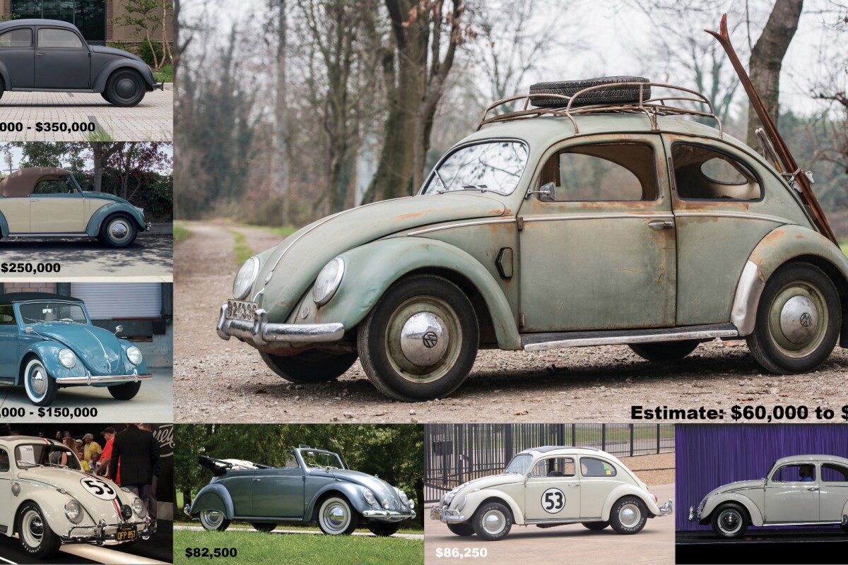 This 1952 Volkswagen Type 1 Beetle is estimated by RM-Sothebys to sell for between €55,000 and €80,000 when it goes to auction on February 8, 2017 at Place Vauban in Paris.