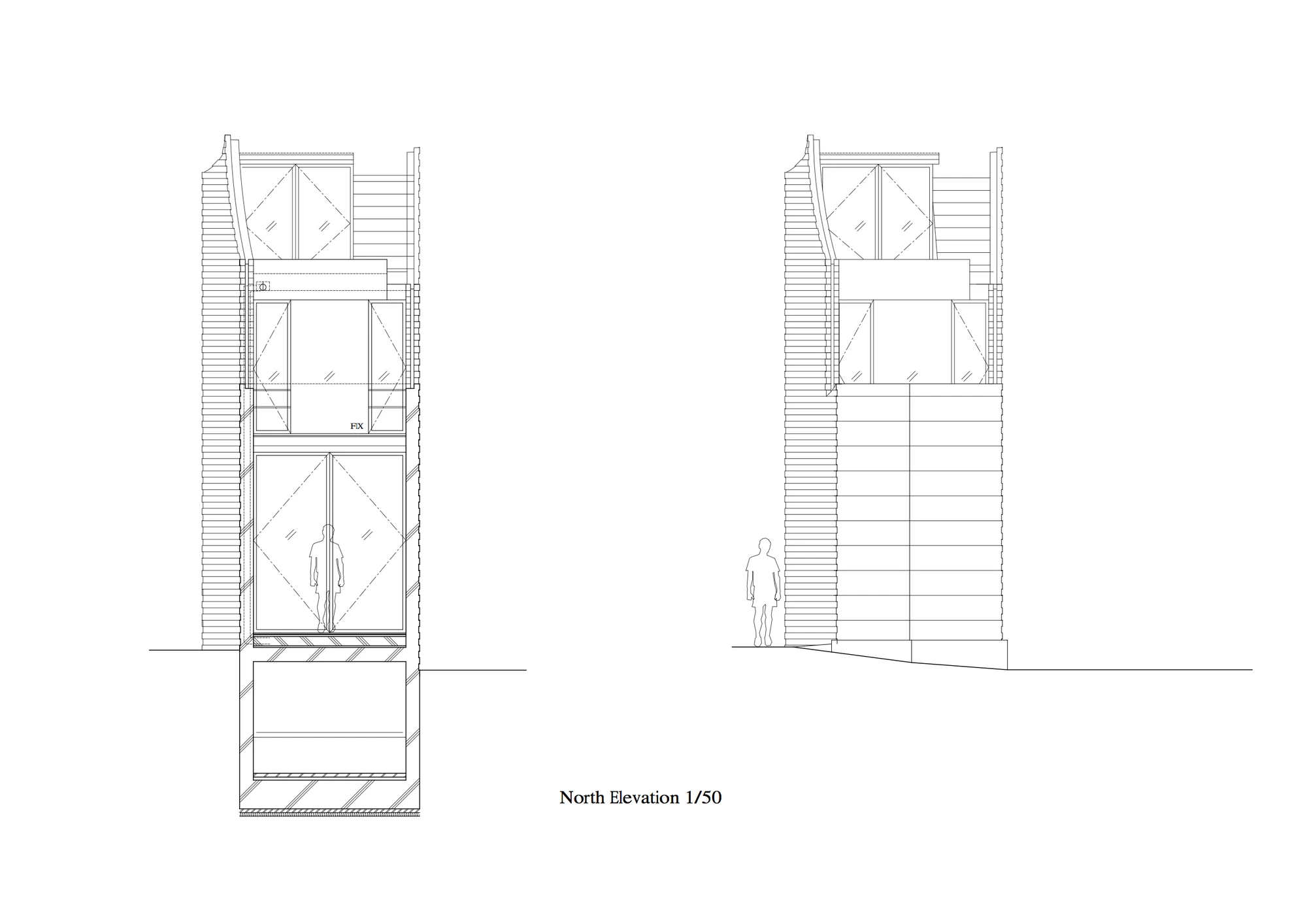 Architectural drawing of the Wall of Nishihara (Image: Sabaoarch)