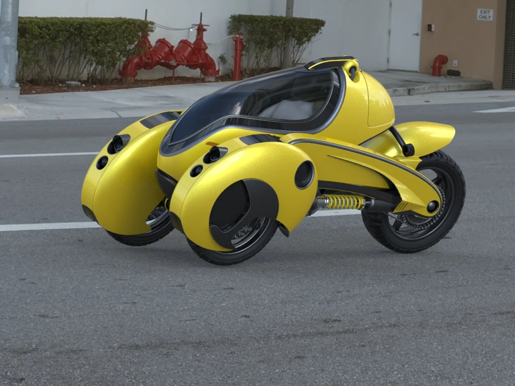 This is a tilt-wheeled design called Nemo