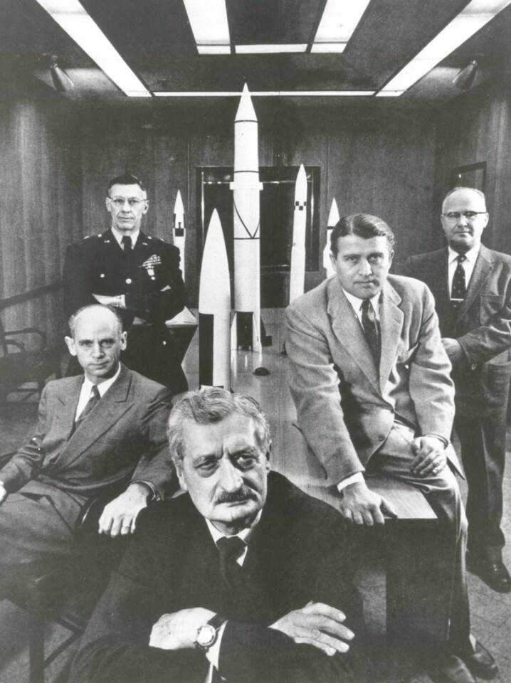 Hermann Oberth and the ABMA team