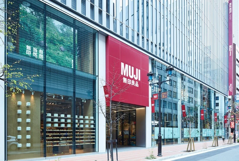 Muji flagship store in Ginza