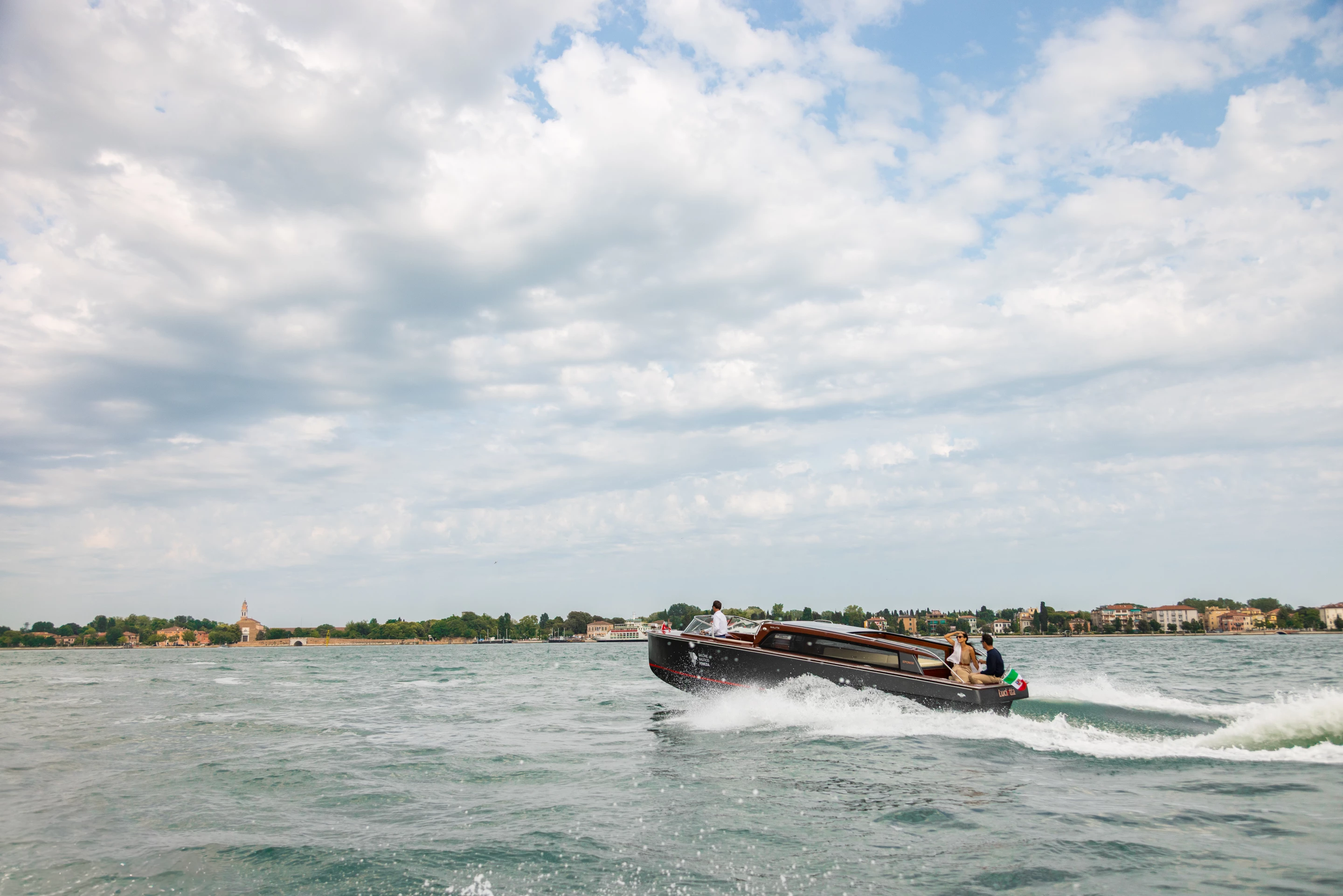 "Lucietta is not simply an 'excellence of the lagoon's know-how' but also a contribution to the debate on public transport in Venice, a solution capable of integrating with fast-charge tools for cars and offering performances and ranges equal to those of the endothermic boats that currently work in the Venetian waters"