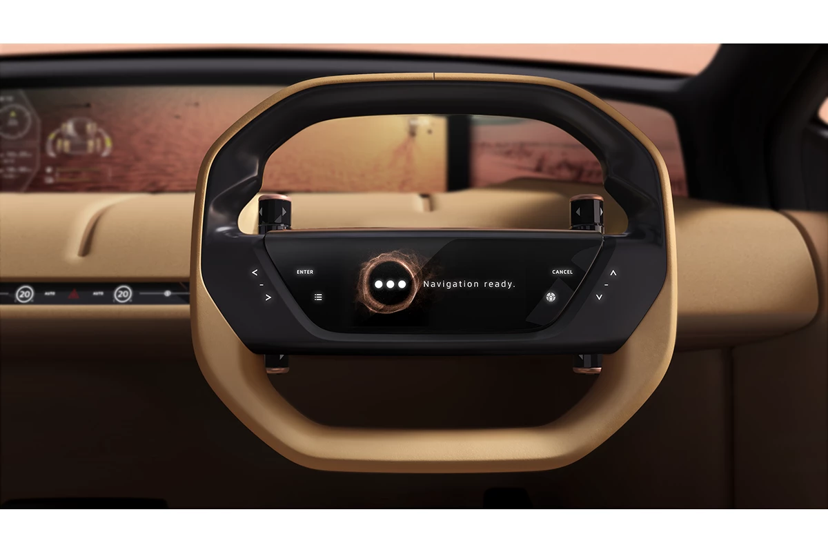 In-wheel navigation complements the four in-wheel motors
