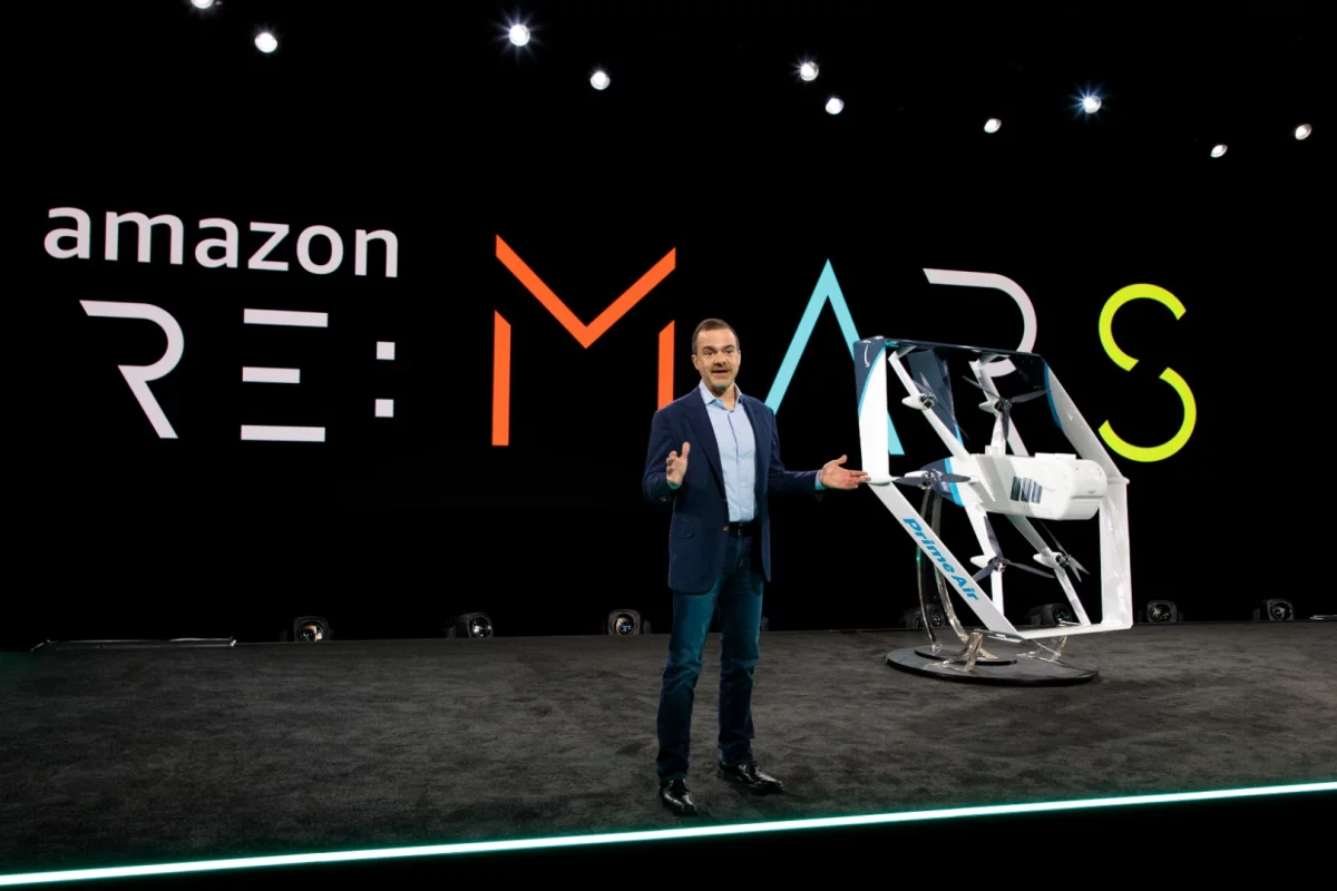 Amazon's new delivery drone can switch from vertical to horizontal flight