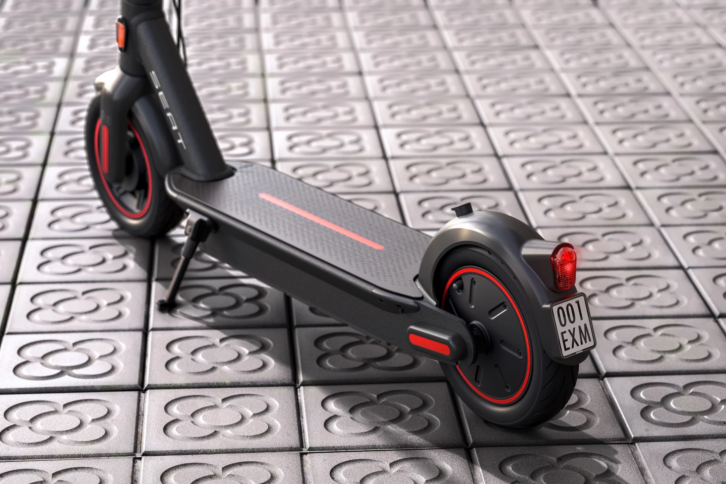 New design incorporates independent front and rear brakes