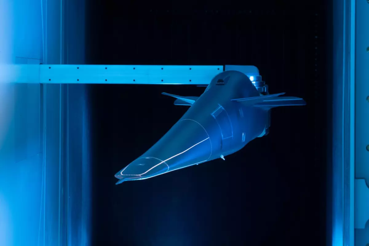 X-59 in wind tunnel tests
