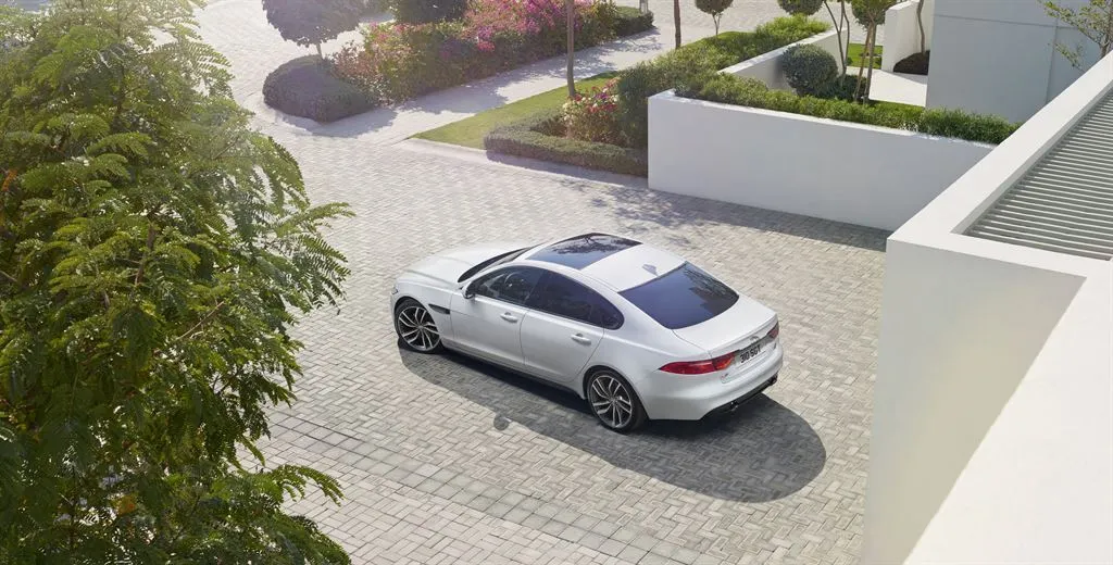The 2016 Jaguar XF has an intregal rear suspension