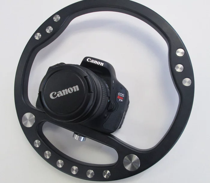 The SteadyWheel is made of ABS and stainless steel