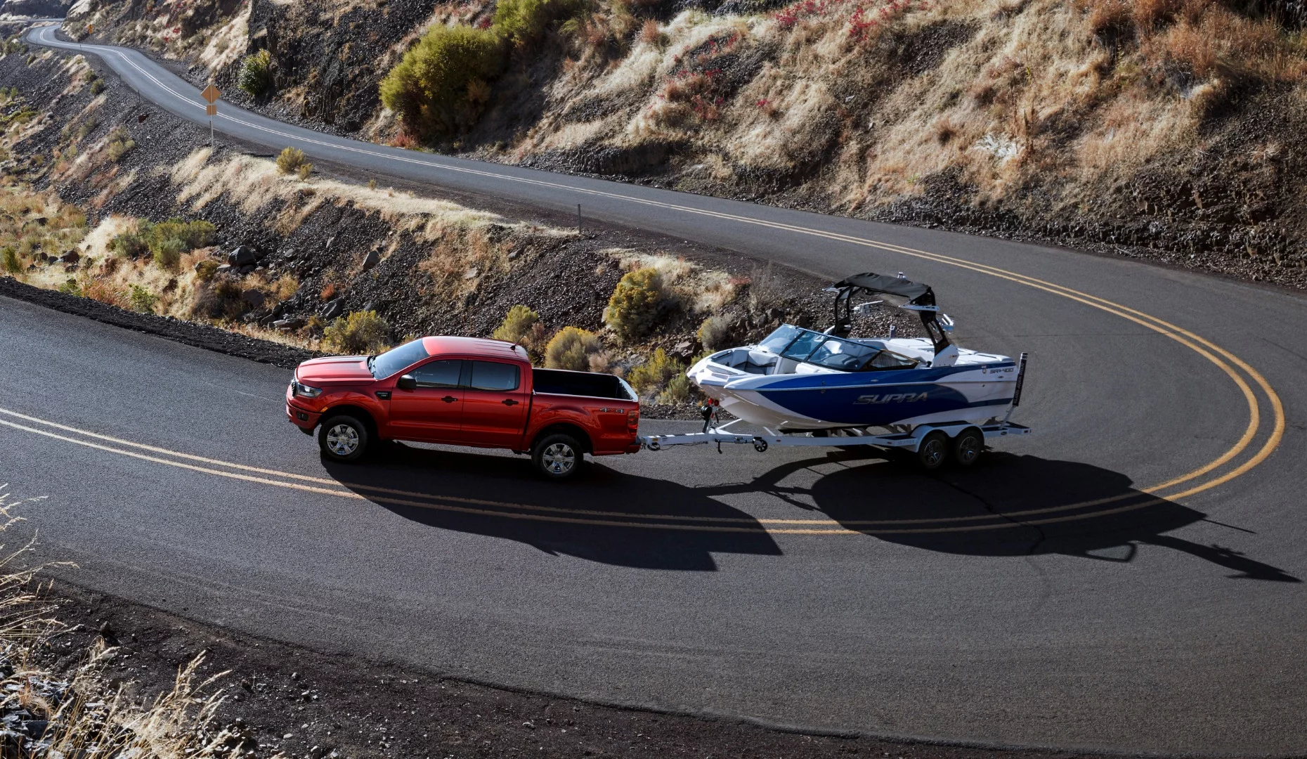 The Ranger will be powered by a small 2.3-liter turbocharged engine that Ford claims will offer best-in-class towing