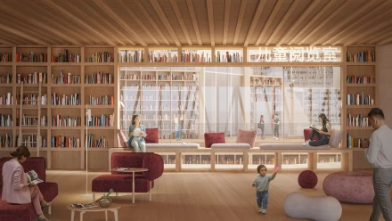 Expansive library channels avid readers into a