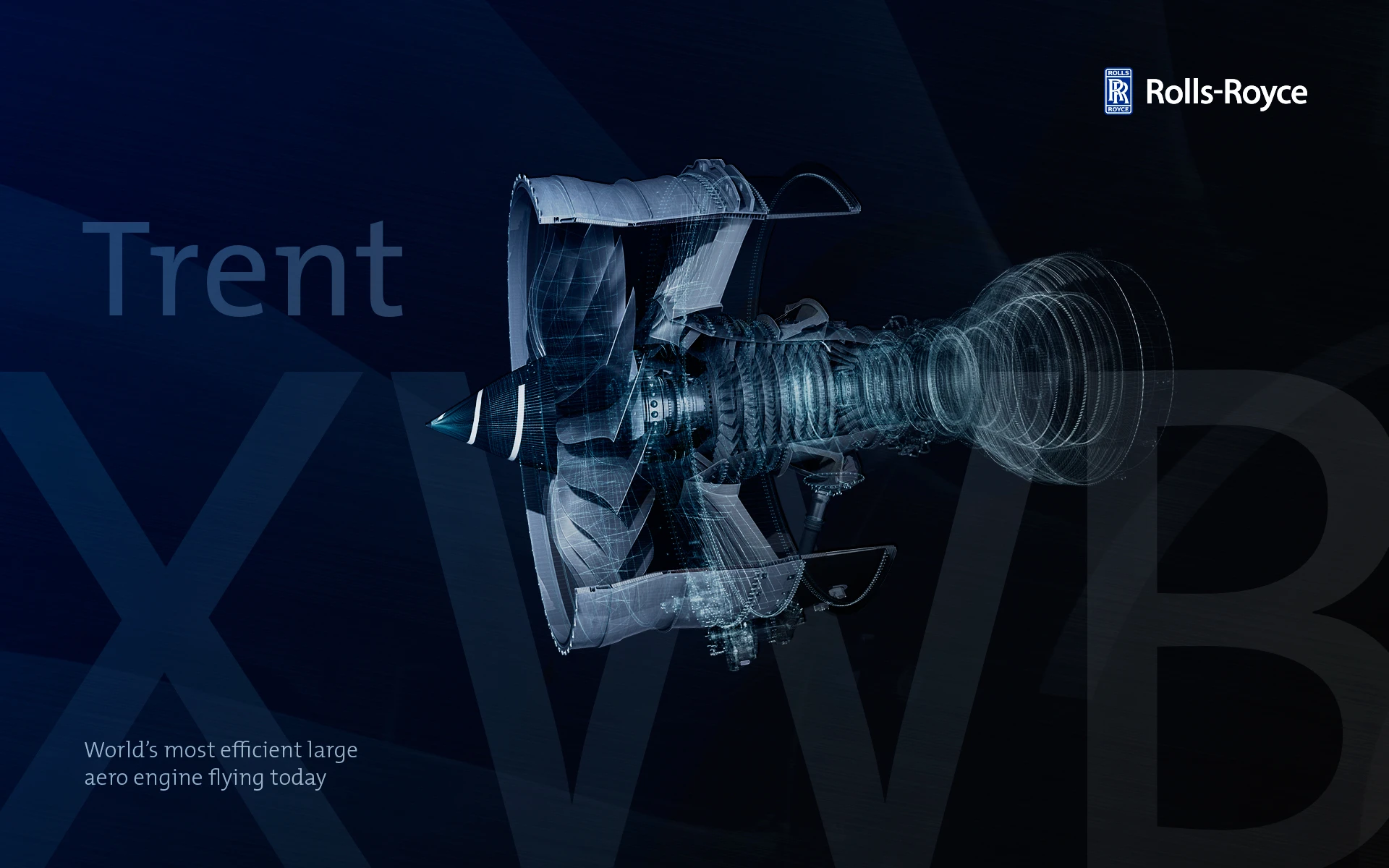 The Trent XWB is billed as the world's most efficient aeroengine