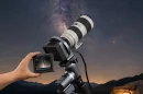 The ArcBlue C42 combines a full-frame astro camera, open optical system, tracking mount, and detachable touchscreen for live previews in the field