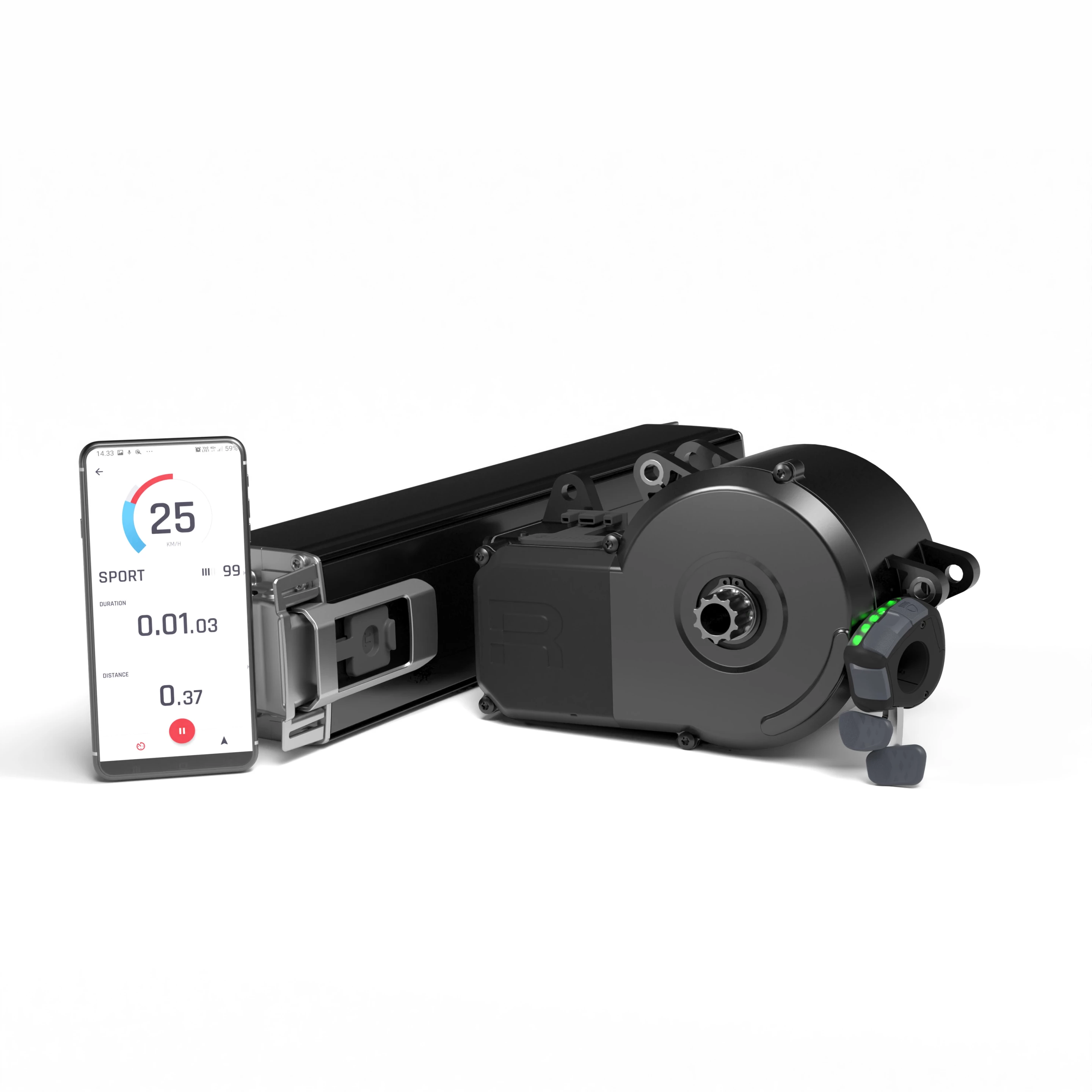 Bluetooth comms are built in, so the bike can log your rides without needing a smartphone app
