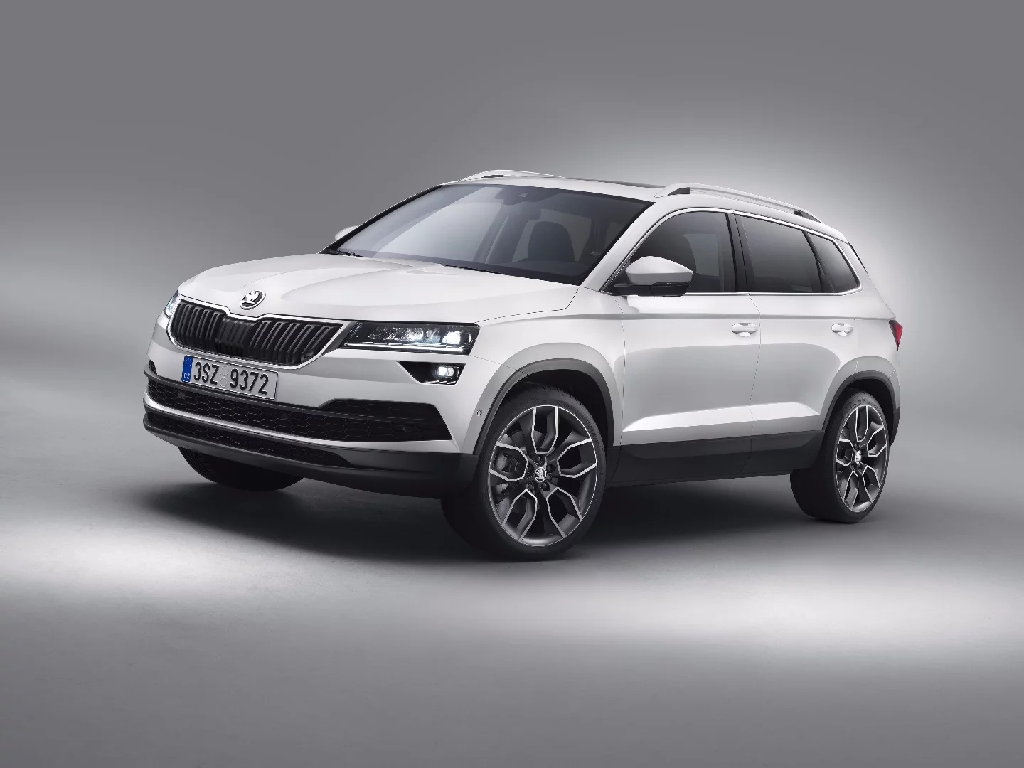 The Skoda Karoq is an angular, practical take on the mid-size SUV formula