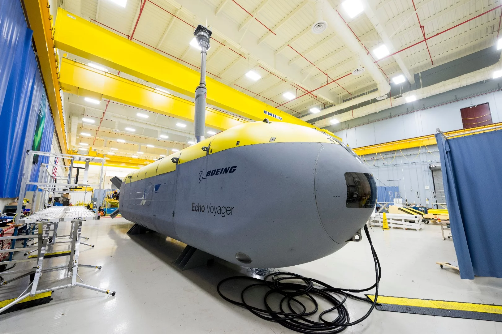 The Echo Voyager is designed to operate autonomously underwater for months at a time