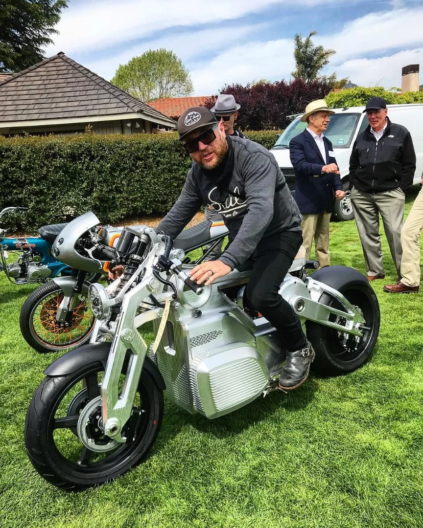 The Curtiss Zeus prototype made its debut at the Quail Motorcycle Gathering on May 5