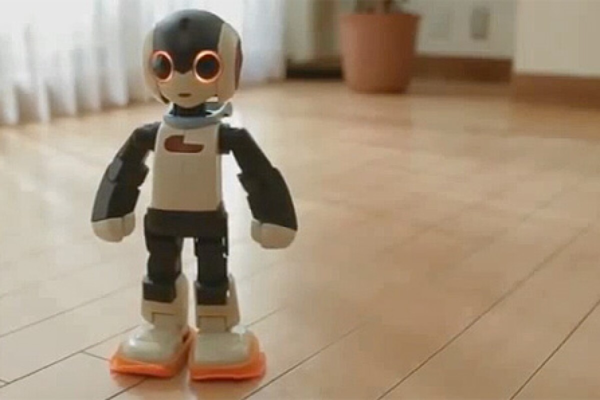 The complete Robi robot can be assembled from parts that come with each magazine issue