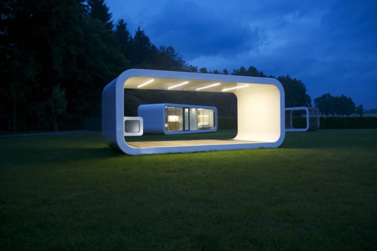 Coodo studio has created a series of modular units that can be used separately or coupled together to offer more space and flexibility