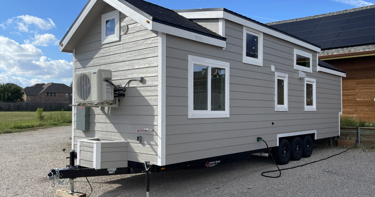 32-ft tiny house is designed with full-time downsizing in mind