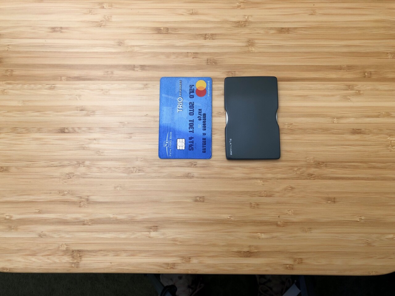Getting utensils down to a credit card's razor-like thinness might be too tall an order, but the other dimensions are the same