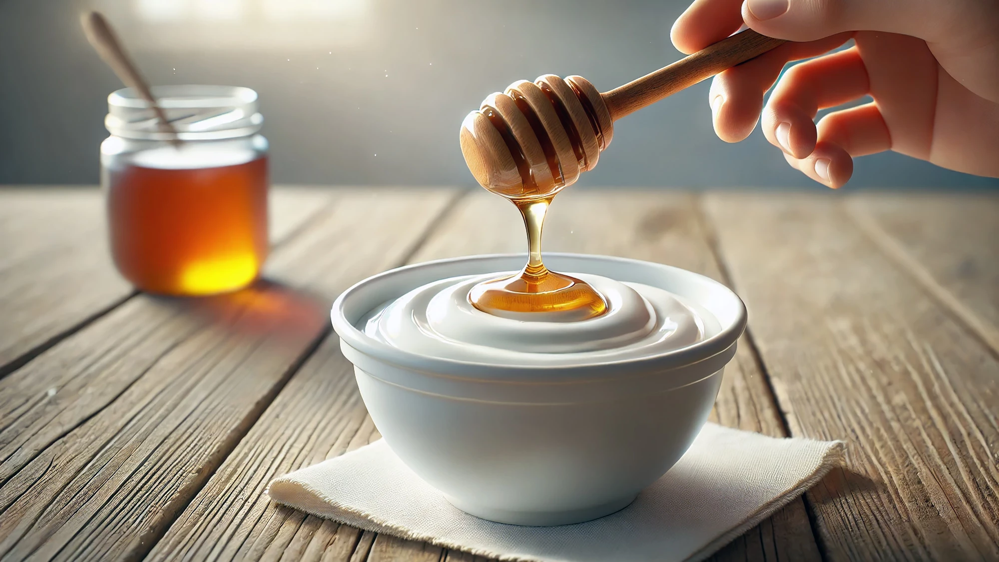 Help the probiotics in yogurt survive better in the gut by adding honey