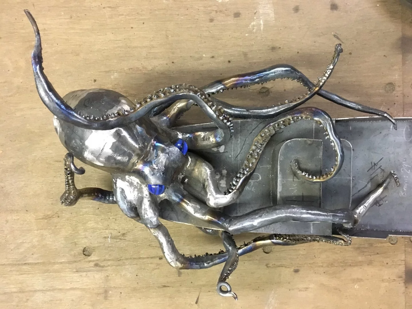 The original design sculpted by artist Drew Shook