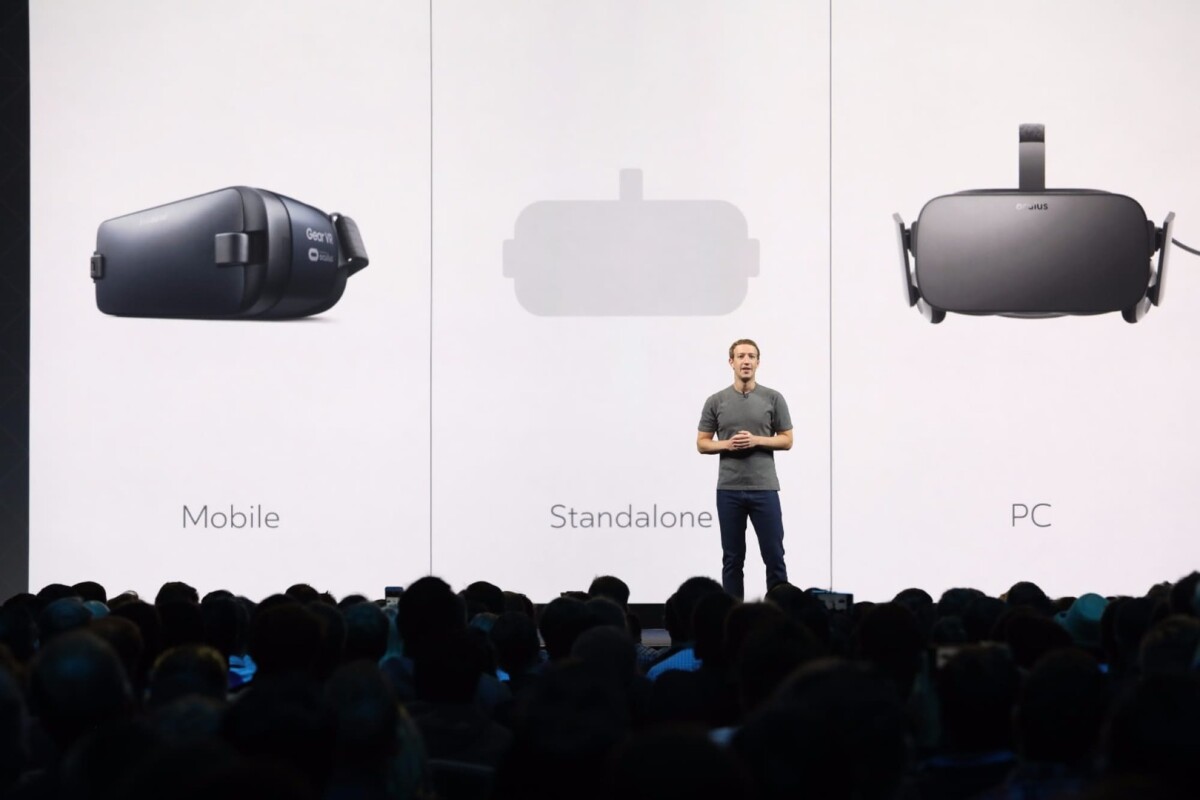Mark Zuckerberg teasing a standalone Rift last October