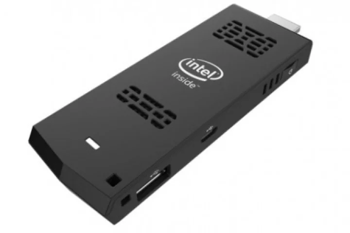 The Intel Compute Stick offers Windows 8.1 or Ubuntu on a small dongle