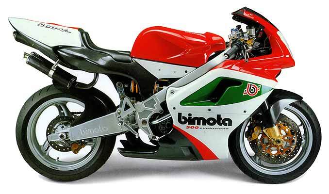 The Bimota V-Due Evoluzione is a proper two-stroke racer for the street