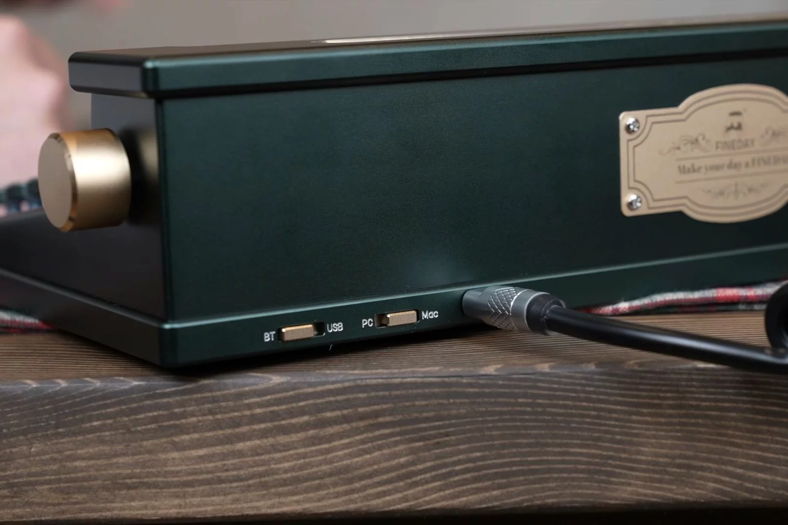 The Fineday can be hard-wired if desired