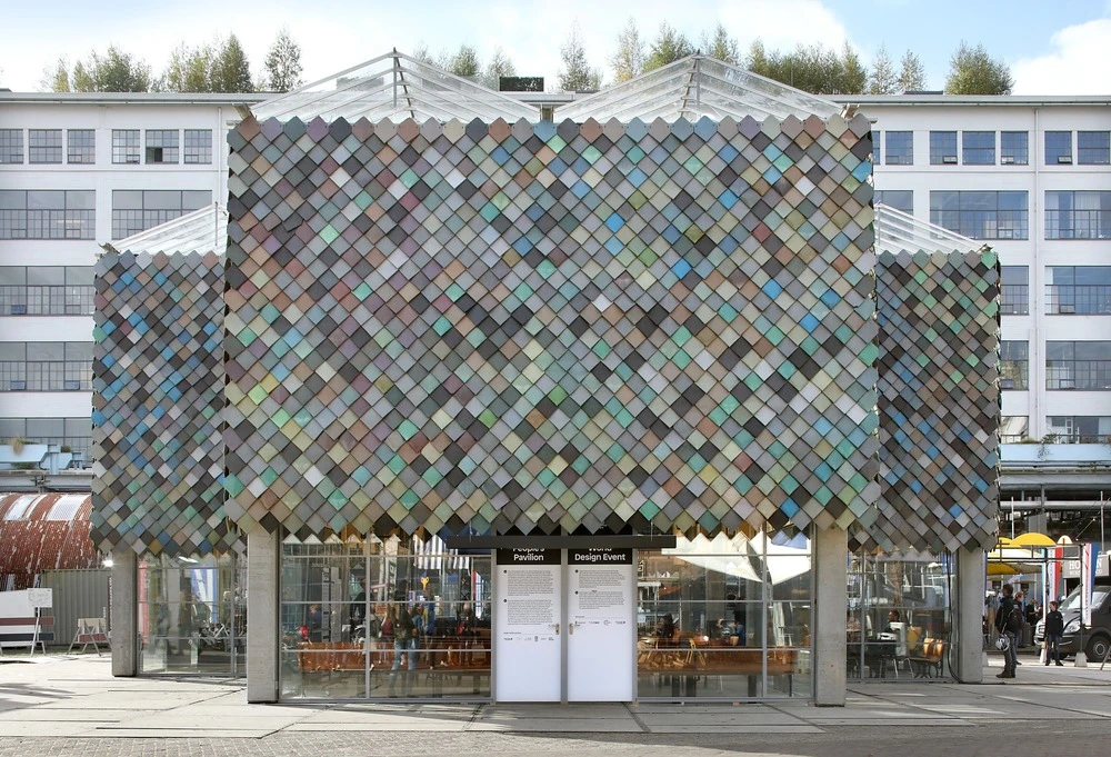 People's Pavilion is an interesting exercise in recycling and borrowing