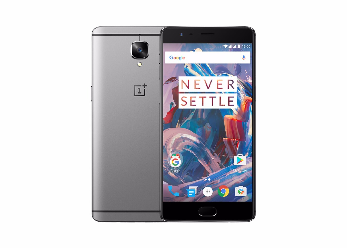 You can pick up the OnePlus 3 now in graphite (shown here) or soft gold