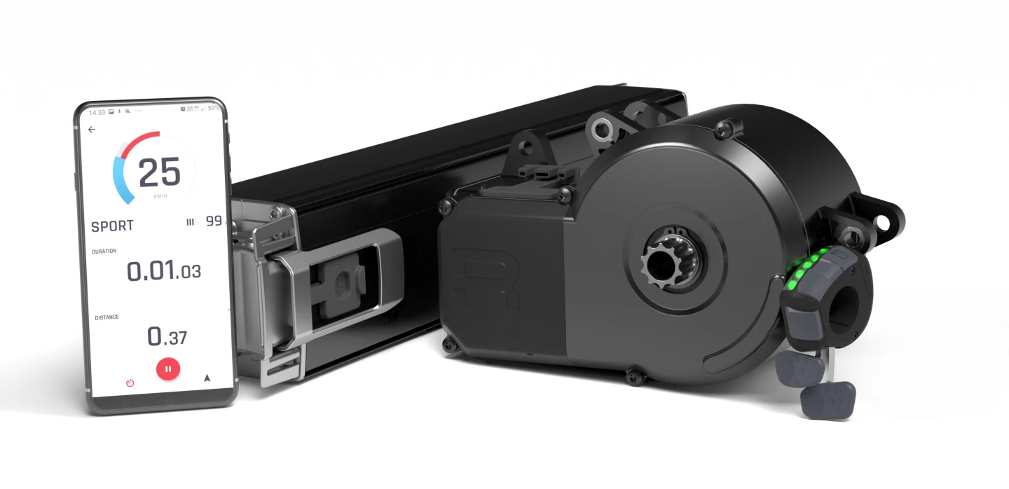 The Revonte One drive combines hardware and software for more purpose-driven, customizable electric bike design