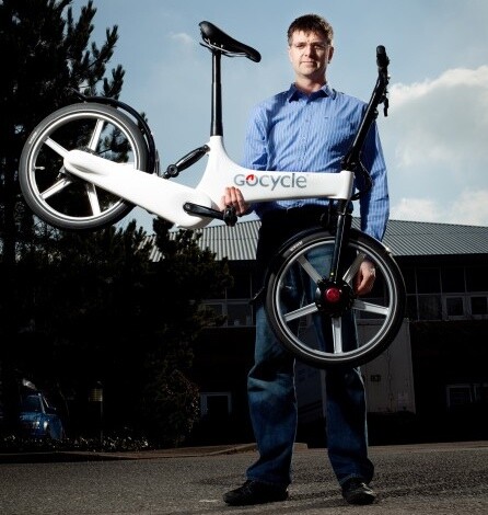 Former F1 designer and the father of the Gocycle, Richard Thorpe. Watch this space for more innovation in the mobility area