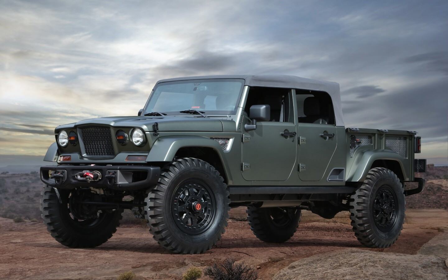 The Crew Chief is finished in a color called Tactical Green
