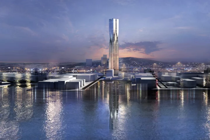 The Polstjärnan (or Pole Star) skyscraper, by SOM (Image: Serneke)