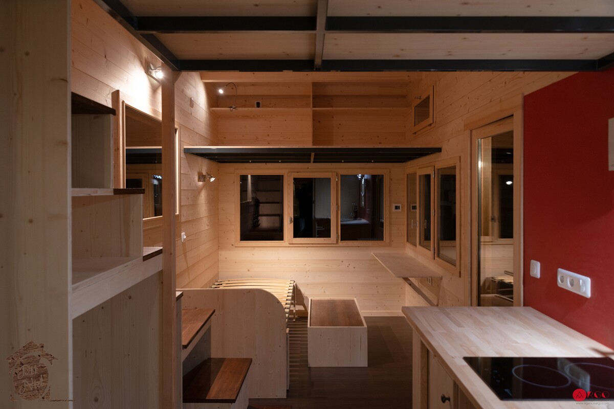 The Axelle has a total floorspace of 20.4 sq m (219 sq ft)