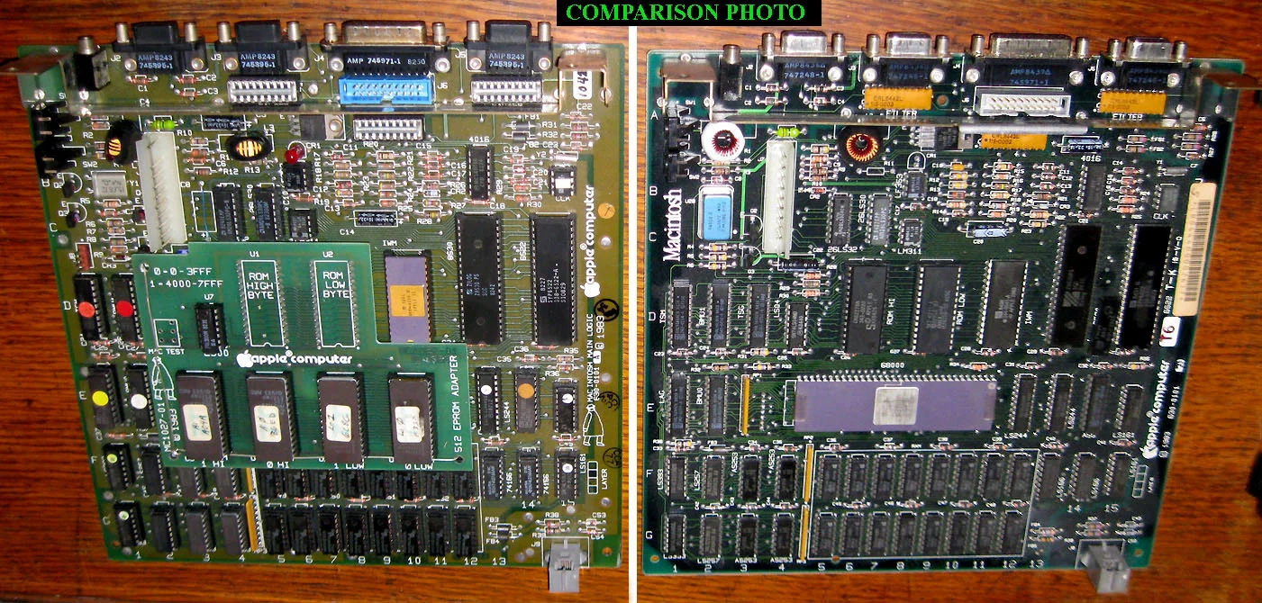 Comparison of prototype and its successor