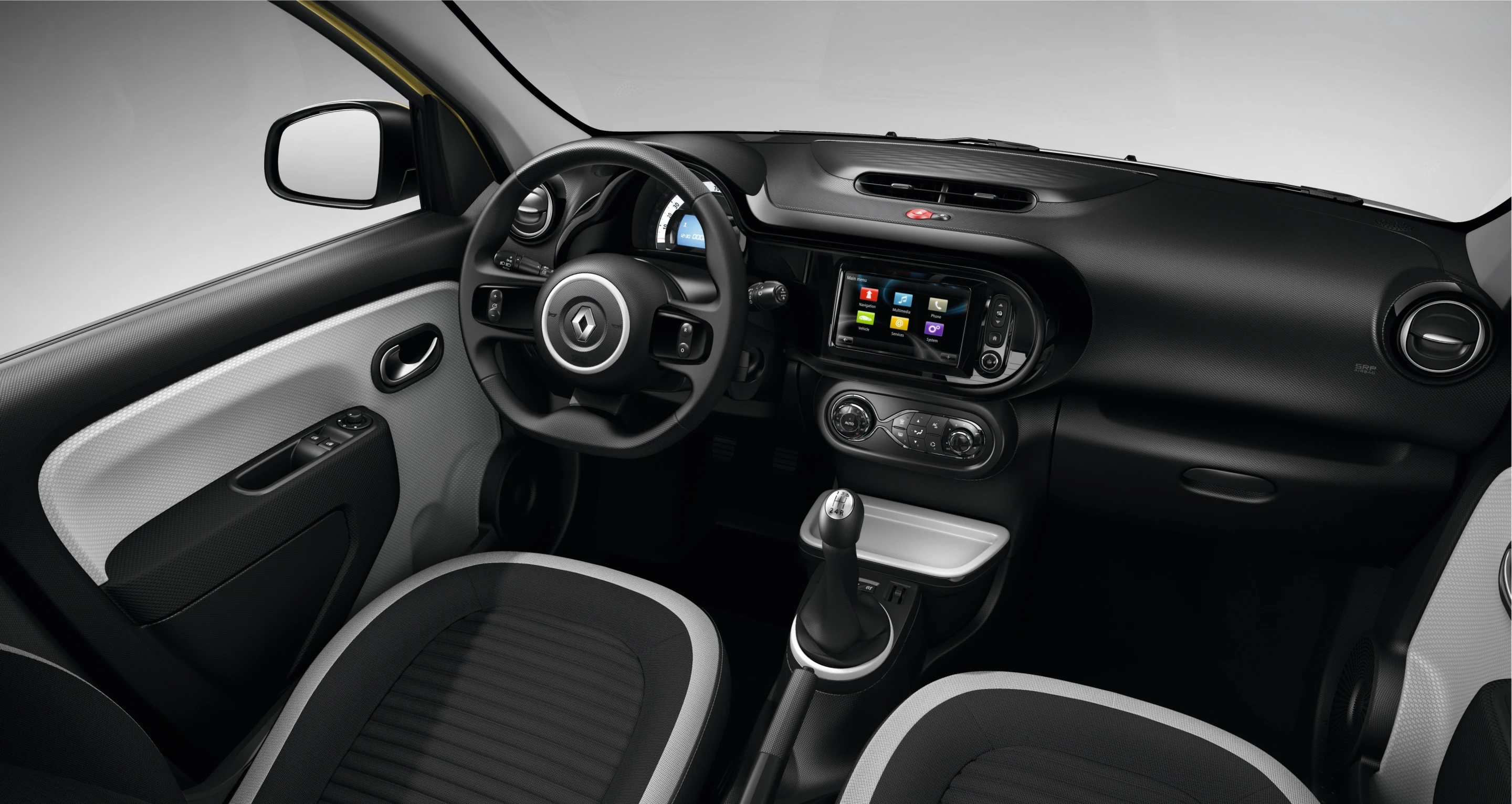 Renault Twingo cockpit with interior trim