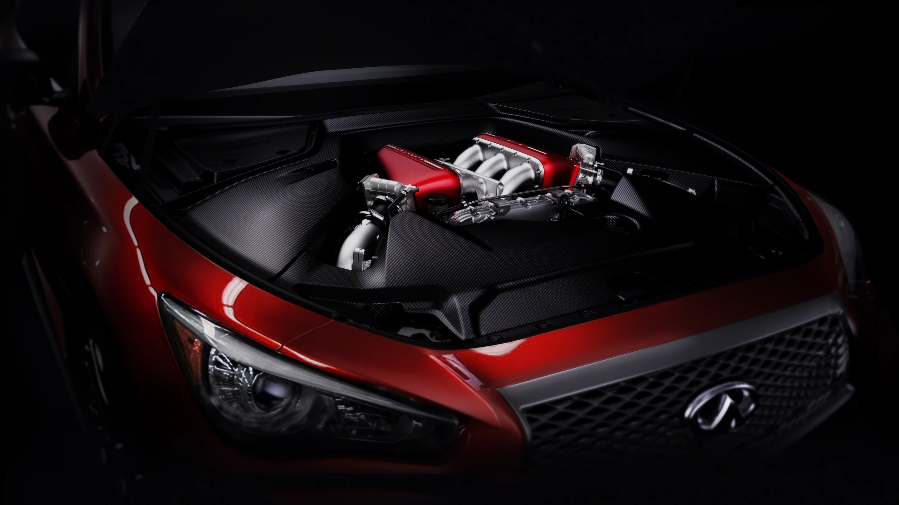 Infiniti's 560 hp Q50 Eau Rouge high-performance sedan prototype