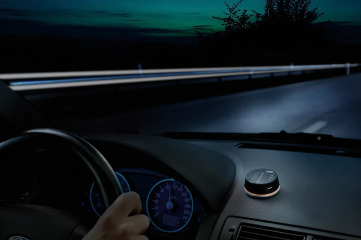 The Anti Sleep Pilot is a dashboard device that lets drivers know when they're becoming too fatigued